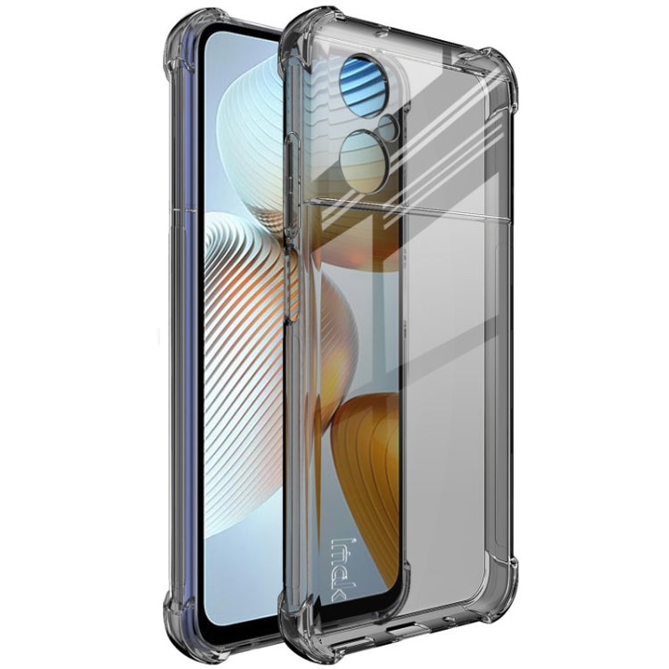 Shockproof Airbag TPU Phone Case – Shockproof, TPU, For iPhone 14, For iPhone 14 Plus, For iPhone 14 Pro, For iPhone 14 Pro Max, For Huawei Mate 50, For Huawei Mate 50 Pro, For Nokia G11 Plus 4G, For Xiaomi Poco M4 5G, For Sony Xperia 5 IV For Xiaomi Poco M4 5G Transparent Black