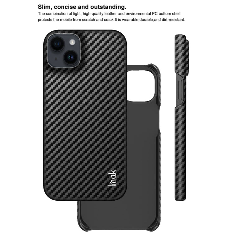 IMAK Ruiyi Series Carbon Fiber PU + PC Phone Case, For iPhone 14 Plus, For iPhone 14 Pro Max, For iPhone 14 Pro, For iPhone 14, For Asus ZenFone 9 5G, For Sony Xperia 5 IV