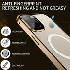 360 Full Body Magnetic Frosted Magsafe Phone Case, For iPhone 14, For iPhone 14 Plus, For iPhone 14 Pro, For iPhone 14 Pro Max