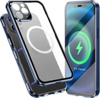 360 Full Body Magnetic Frosted Magsafe Phone Case, For iPhone 12, For iPhone 12 Pro, For iPhone 12 Pro Max, For iPhone 11 Pro Max, For iPhone 11 Pro