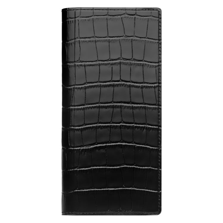 QIALINO Crocodile Pattern Genuine Leather Phone Case – Leather, For Huawei Mate XS 2, For Huawei P50 Pocket