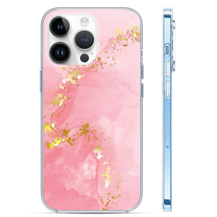 Coloured Glaze Marble Phone Case – Durable Build, Easy to Use, For iPhone 12 Pro Max, For iPhone 11, For iPhone 11 Pro For iPhone 12 Pro Max Pink Gold