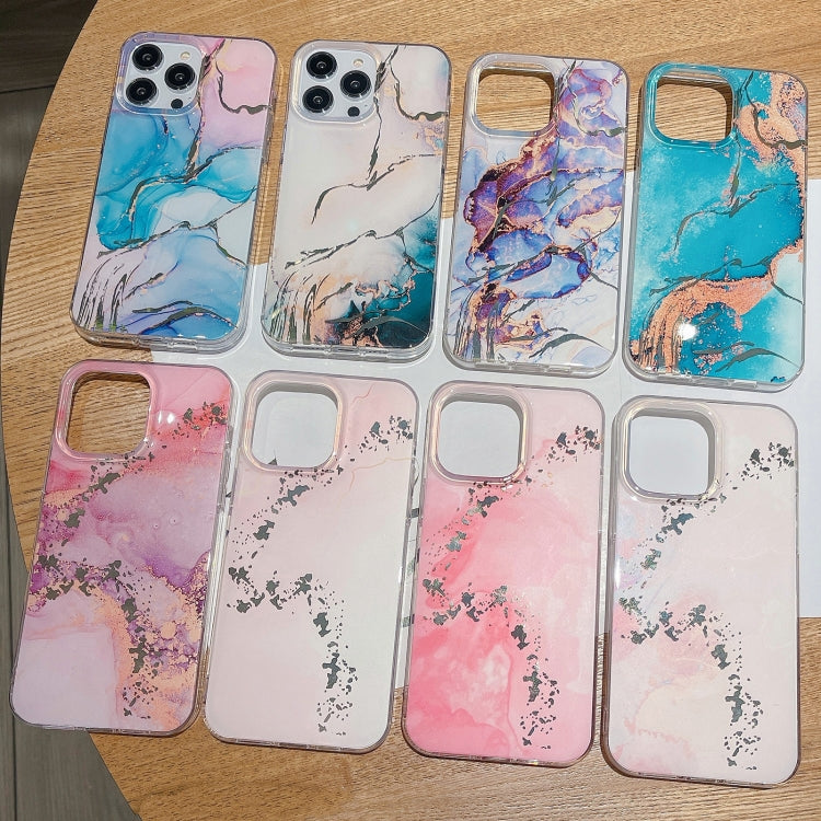 Coloured Glaze Marble Phone Case – Durable Build, Easy to Use, For iPhone 12 Pro Max, For iPhone 11, For iPhone 11 Pro