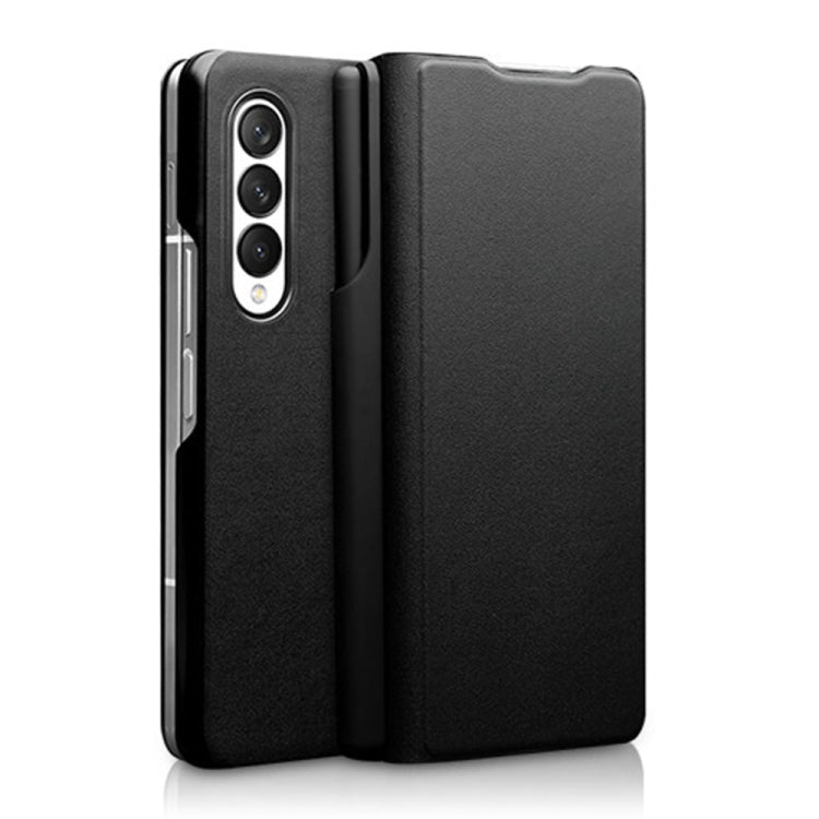 QIALINO Magnetic Genuine Leather Phone Case – Magnetic, Leather, For Samsung Galaxy Z Fold3 5G/W22 5G, For Samsung Galaxy S22 5G, For Samsung Galaxy S22+ 5G, For Samsung Galaxy S22 Ultra 5G For Samsung Galaxy Z Fold3 5G W22 5G Black