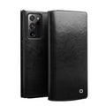 QIALINO Genuine Leather Phone Case, For Samsung Galaxy Note20 Ultra, For Samsung Galaxy S21 5G, For Samsung Galaxy S21 Ultra 5G, For Samsung Galaxy S22 Ultra 5G, For Samsung Galaxy S22+ 5G, For Samsung Galaxy S22 5G For Samsung Galaxy Note20 Ultra Black