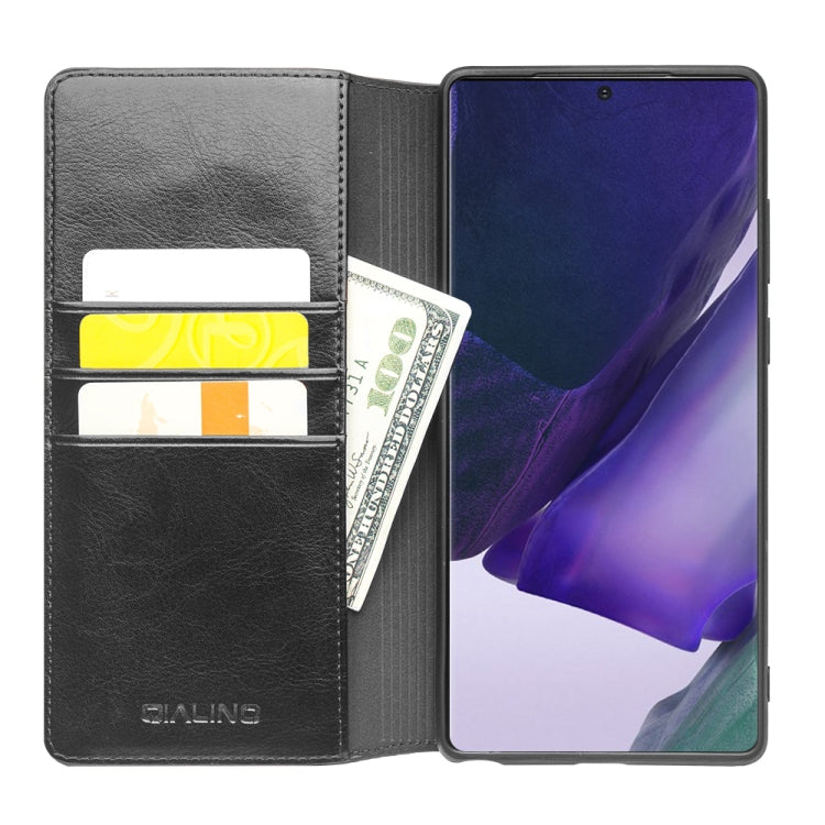 QIALINO Genuine Leather Phone Case, For Samsung Galaxy Note20 Ultra, For Samsung Galaxy S21 5G, For Samsung Galaxy S21 Ultra 5G, For Samsung Galaxy S22 Ultra 5G, For Samsung Galaxy S22+ 5G, For Samsung Galaxy S22 5G