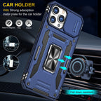 Armor PC + TPU Camera Shield Phone Case, For iPhone 12 Pro