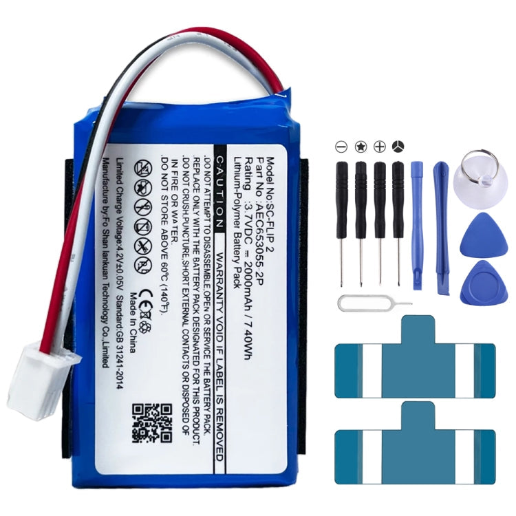 GSP1029102R 310SL P763098 6000mAh Battery Replacement – Durable Build, Easy to Use, For JBL Charger 2+/Charge 2 Plus/Charge 3 2015, For JBL Boombox/Boombox 1, For JBL Xtreme 3, For JBL Link 10 Special Edition, For JBL Flip 2 2013/Flip... For JBL Flip 2 2013 Flip II