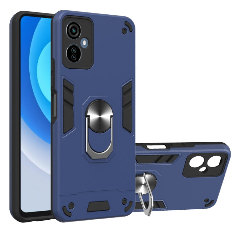 2 in 1 Armour Series PC + TPU Protective Phone Case – Ring Holder, TPU, For Tecno Camon 19/Camon 19 Pro 5G, For Tecno Camon 19 Neo