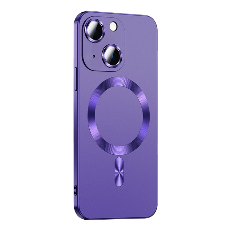 Liquid Lens Protector Magsafe Phone Case, For iPhone 14, For iPhone 14 Plus, For iPhone 14 Pro For iPhone 14 Dark Purple