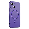 Liquid Lens Protector Magsafe Phone Case, For iPhone 14, For iPhone 14 Plus, For iPhone 14 Pro For iPhone 14 Dark Purple