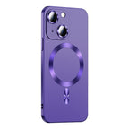 Liquid Lens Protector Magsafe Phone Case, For iPhone 14, For iPhone 14 Plus, For iPhone 14 Pro For iPhone 14 Dark Purple