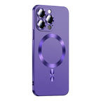 Liquid Lens Protector Magsafe Phone Case – Magnetic, For iPhone 13 Pro Max, For iPhone 12, For iPhone 12 Pro For iPhone 13 Pro Max Dark Purple