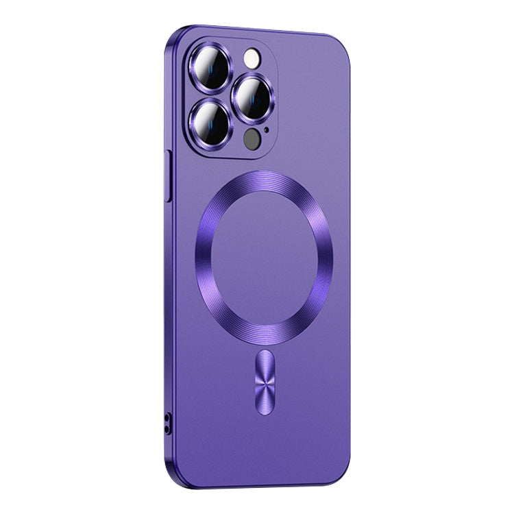 Liquid Lens Protector Magsafe Phone Case – Magnetic, For iPhone 13 Pro Max, For iPhone 12, For iPhone 12 Pro For iPhone 13 Pro Max Dark Purple