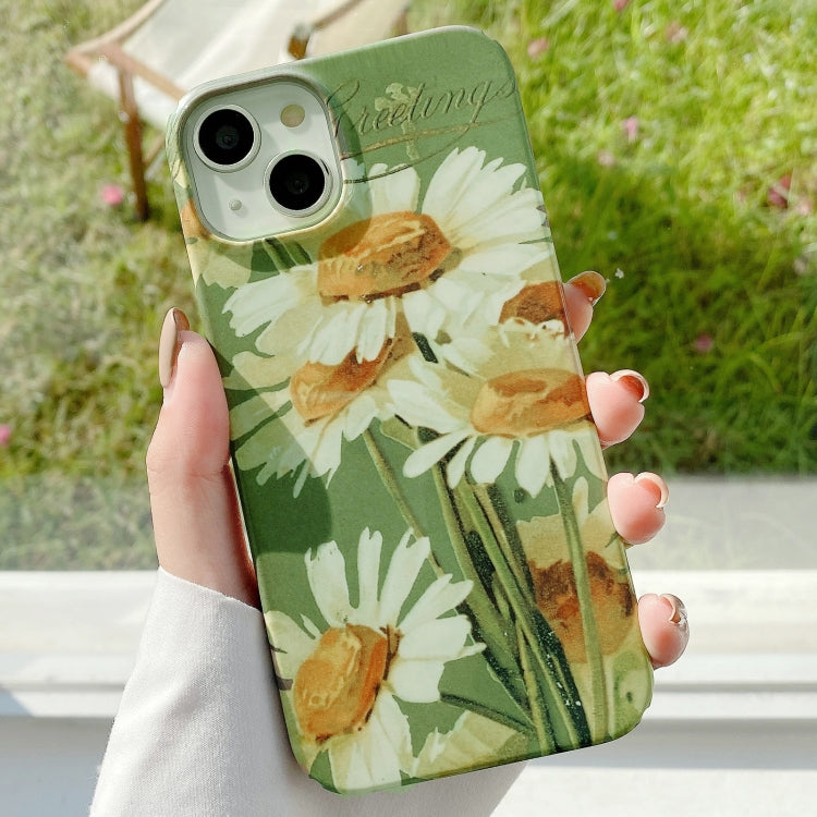Varnishing Water Stick PC Phone Case – Durable Build, Easy to Use, For iPhone 14, For iPhone 14 Plus, For iPhone 14 Pro For iPhone 14 Big Chrysanthemum