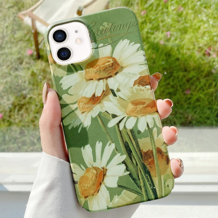 Varnishing Water Stick PC Phone Case – Durable Build, Easy to Use, For iPhone 13 Pro Max, For iPhone 12, For iPhone 12 Pro For iPhone 12 Big Chrysanthemum