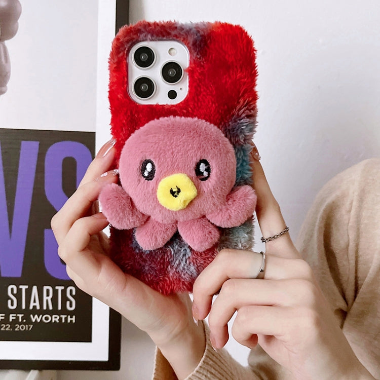 Octopus Plush TPU Phone Case, For iPhone 14, For iPhone 14 Plus, For iPhone 14 Pro, For iPhone 14 Pro Max, For iPhone 13, For iPhone 13 Pro, For iPhone 13 Pro Max, For iPhone 12, For iPhone 12 Pro, For iPhone 12 Pro Max, For iPhone 11                  ...