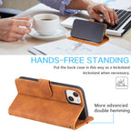 Skin Feel Anti-theft Brush Horizontal Flip Leather Phone Case, For iPhone 14, For iPhone 14 Plus, For iPhone 14 Pro, For iPhone 14 Pro Max