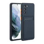Card Slot Design Shockproof TPU Phone Case, For Samsung Galaxy S22 5G, For Samsung Galaxy S22+ 5G For Samsung Galaxy S22 5G Dark Blue