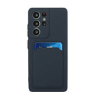 Card Slot Design Shockproof TPU Phone Case, For Samsung Galaxy S22 Ultra 5G, For Samsung Galaxy S21 FE 5G