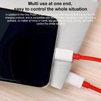 For OnePlus 9 Fast Charging Cable 65W 6A Dual Type-C Interface Charging Data Cable, Length:1m, Length:1.5m, Length:2m – Fast Charging