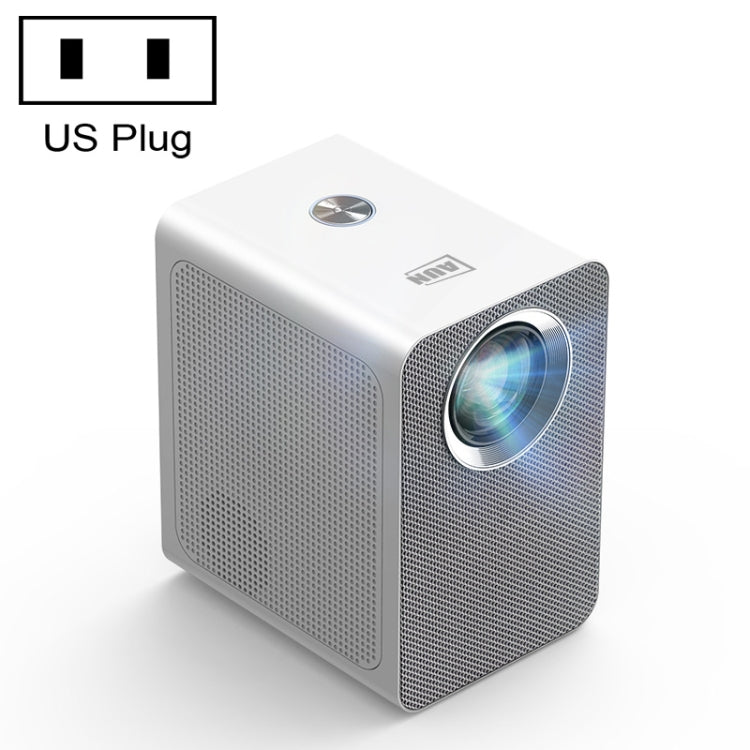 AUN ET50 4 inch 180 Lumens 1920x1080P Smart LED Mini Projector, US Plug US Plug