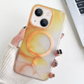 Watercolor Magsafe Phone Case, For iPhone 14, For iPhone 14 Plus, For iPhone 14 Pro, For iPhone 13 Pro, For iPhone 12, For iPhone 12 Pro, For iPhone 14 Pro Max, For iPhone 13, For iPhone 13 Pro Max, For iPhone 12 Pro Max For iPhone 14 Yellow