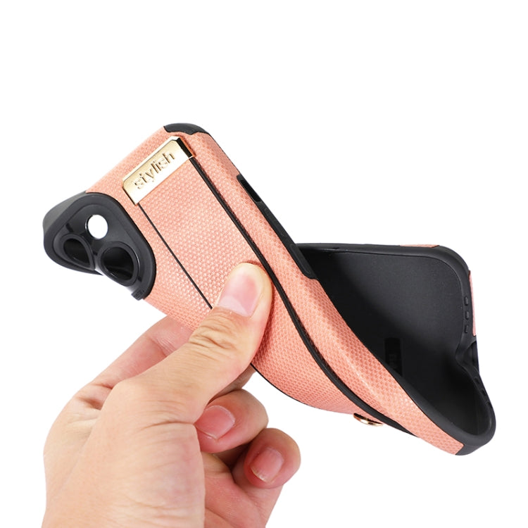 Wrist Strap TPU Leather Phone Case, For iPhone 11, For iPhone 14