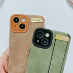 Wrist Strap TPU Leather Phone Case, For iPhone 11, For iPhone 14