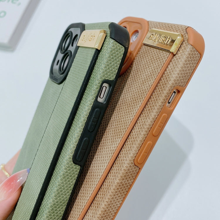 Wrist Strap TPU Leather Phone Case, For iPhone 11, For iPhone 14
