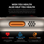 HW8 Smart Watch – 2.02" Screen, IP67 Waterproof, Heart Rate Monitoring