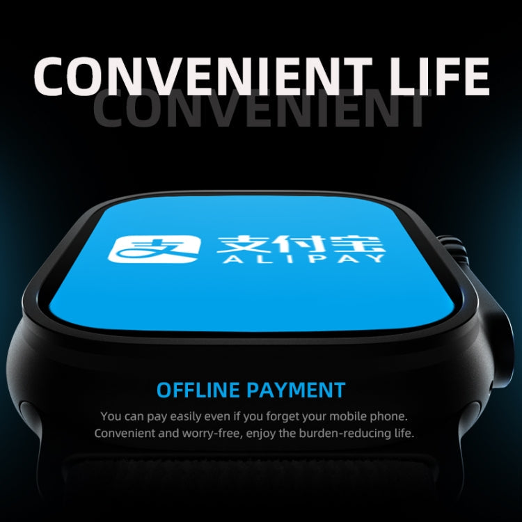 HW8 Smart Watch – 2.02" Screen, IP67 Waterproof, Heart Rate Monitoring