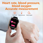 WS8 Smart Watch – 2.0" Screen, IP67 Waterproof, Heart Rate Monitoring