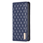 Diamond Lattice Magnetic Leather Flip Phone Case, For iPhone 13 Pro Max, For iPhone 13 Pro, For iPhone 13, For iPhone 12 Pro Max