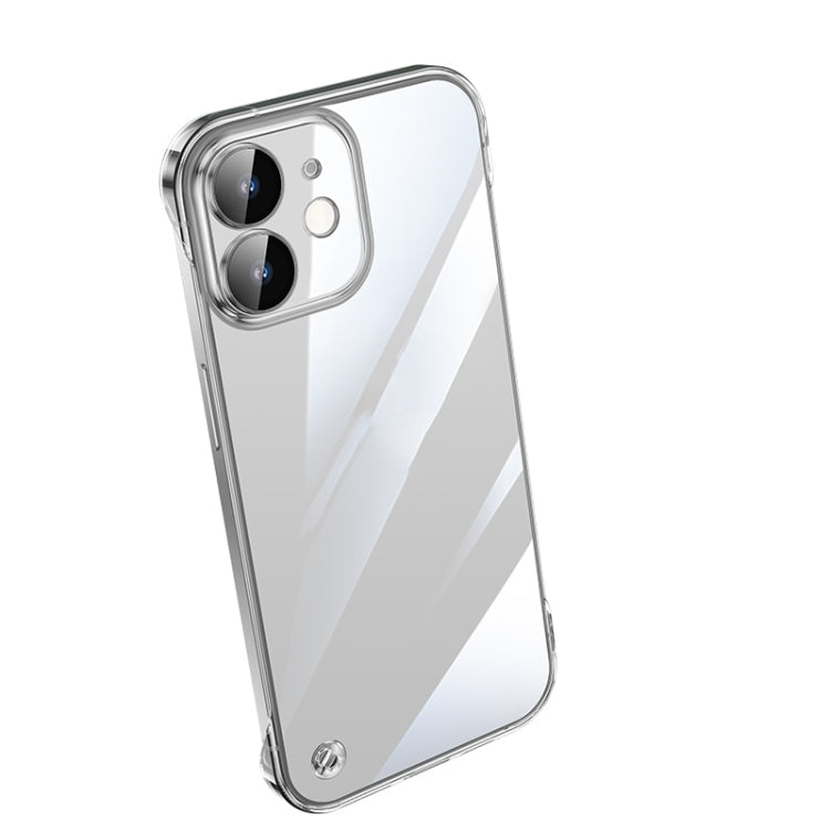 Electroplating Frameless Clear PC Phone Case – Electroplating, Ultra-thin, For iPhone 13 Pro Max, For iPhone 12, For iPhone 12 Pro For iPhone 12 Transparent