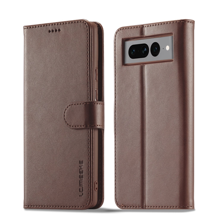 LC.IMEEKE Calf Texture Horizontal Flip Leather Case – Card Slot, Flip, Leather, For Google Pixel 7, For Google Pixel 7 Pro, For Xiaomi Redmi A1