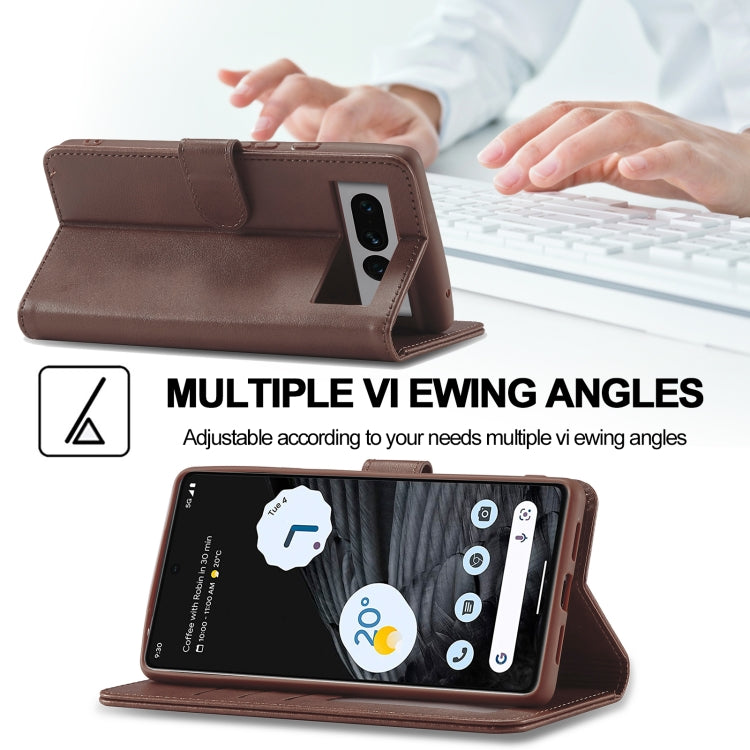 LC.IMEEKE Calf Texture Horizontal Flip Leather Case – Card Slot, Flip, Leather, For Google Pixel 7, For Google Pixel 7 Pro, For Xiaomi Redmi A1