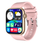 QX7 1.85 inch TFT Screen Smart Watch, Support Bluetooth Call / Hearth Monitoring / 100+ Sports Modes Pink Gold