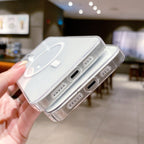 MagSafe PC Transparent Phone Case with Dust Net, For iPhone 14, For iPhone 14 Plus, For iPhone 14 Pro, For iPhone 14 Pro Max, For iPhone 13, For iPhone 13 Pro, For iPhone 13 Pro Max, For iPhone 12, For iPhone 12 Pro, For iPhone 12 Pro Max, For iPhone 1...