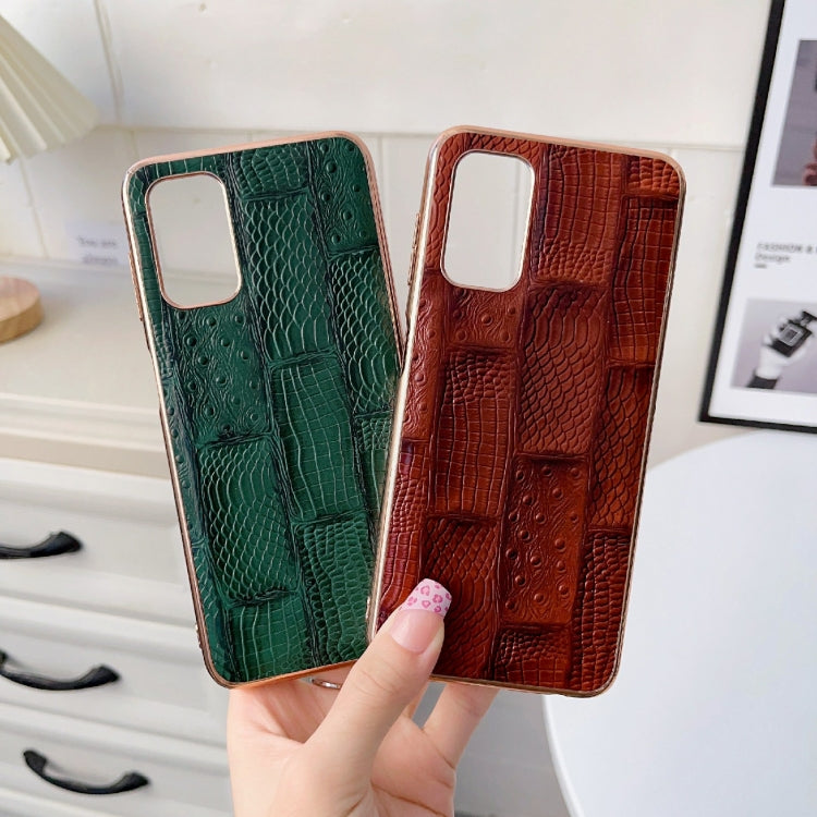 Nano Electroplate Mahjong Texture Leather Phone Case – Leather, For Samsung Galaxy A33 5G, For Samsung Galaxy A53 5G, For Samsung Galaxy A73 5G, For Samsung Galaxy Z Flip4, For Samsung Galaxy Z Fold4
