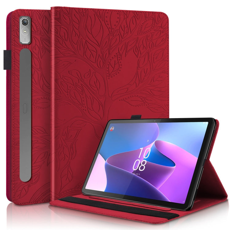 Life Tree Series Horizontal Flip Leather Case with Holder – Flip, Leather, For iPad 2025 / 2022, For Xiaomi Redmi Pad 10.61, For Lenovo Tab P11 Pro Gen 2 For Lenovo Tab P11 Pro Gen 2 Red