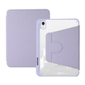 Acrylic Rotatable Holder Tablet Leather Case, For iPad mini 2024 / mini 6, For iPad Air 5 2022 / 4 2020 For iPad mini 2024 mini 6 Purple