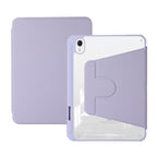 Acrylic Rotatable Holder Tablet Leather Case, For iPad mini 2024 / mini 6, For iPad Air 5 2022 / 4 2020 For iPad mini 2024 mini 6 Purple