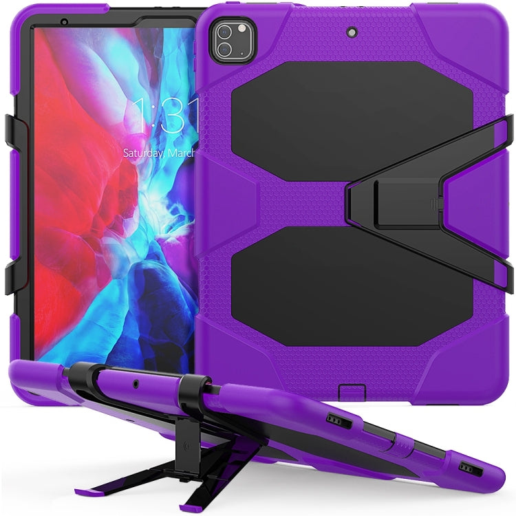 Protective Case – 12.9" Screen, Shockproof For iPad Pro 12.9 inch (2020) Purple