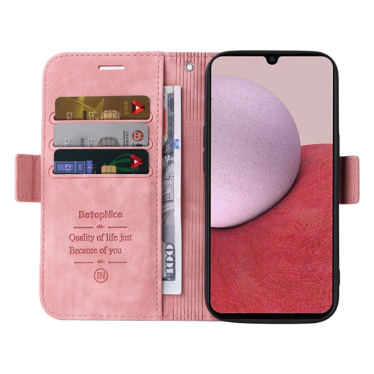 BETOPNICE Dual-side Buckle Leather Phone Case – Wear-resistant, Card Slot, Kickstand, For Samsung Galaxy A14 5G, For Honor X8 5G / X6, For Samsung Galaxy S23 5G, For OPPO A17