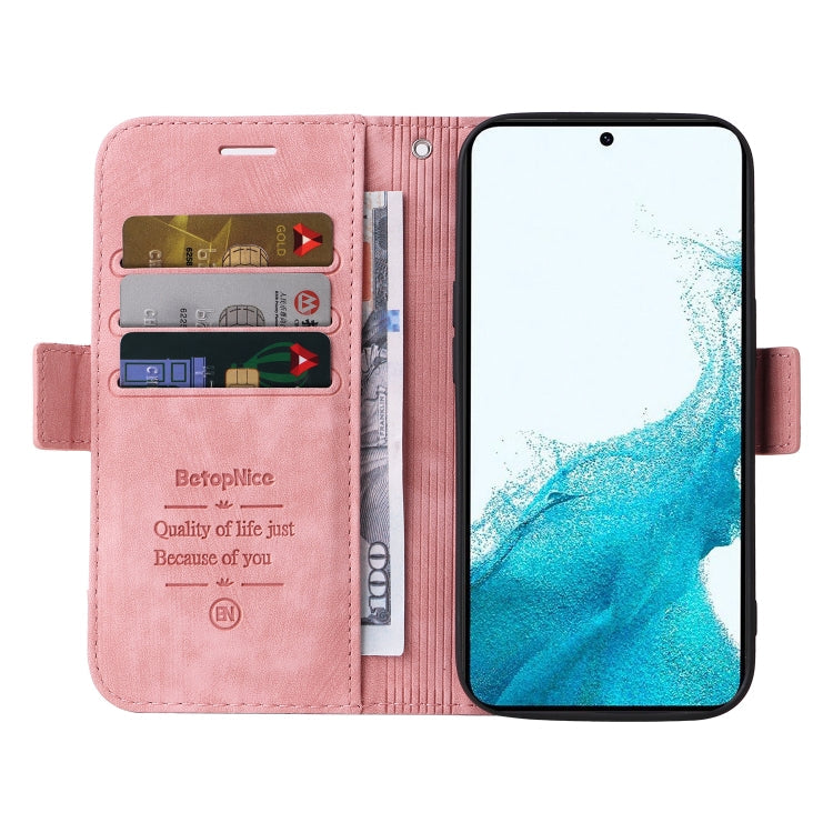 BETOPNICE Dual-side Buckle Leather Phone Case – Wear-resistant, Card Slot, Kickstand, For Samsung Galaxy S23+ 5G, For Samsung Galaxy S23 Ultra 5G
