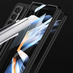 GKK Ultra-thin Shockproof Leather Protective Case with Holder & Pen Slots, For Samsung Galaxy Z Fold4