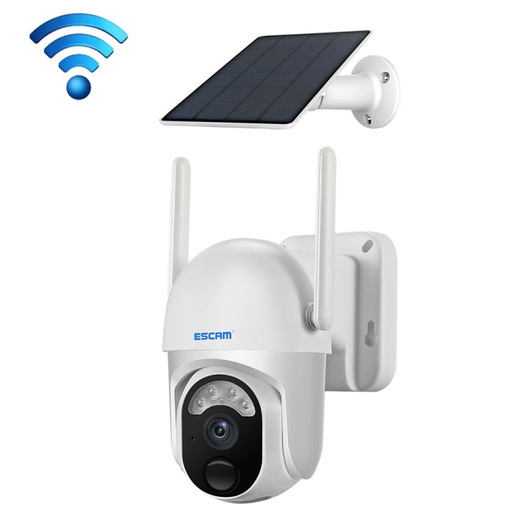 ESCAM QF103 3MP Cloud Storage PT WIFI PIR Alarm IP Camera with Solar Panel Battery Support Full Color Night Vision & Two Way Audio, QF103 QF103