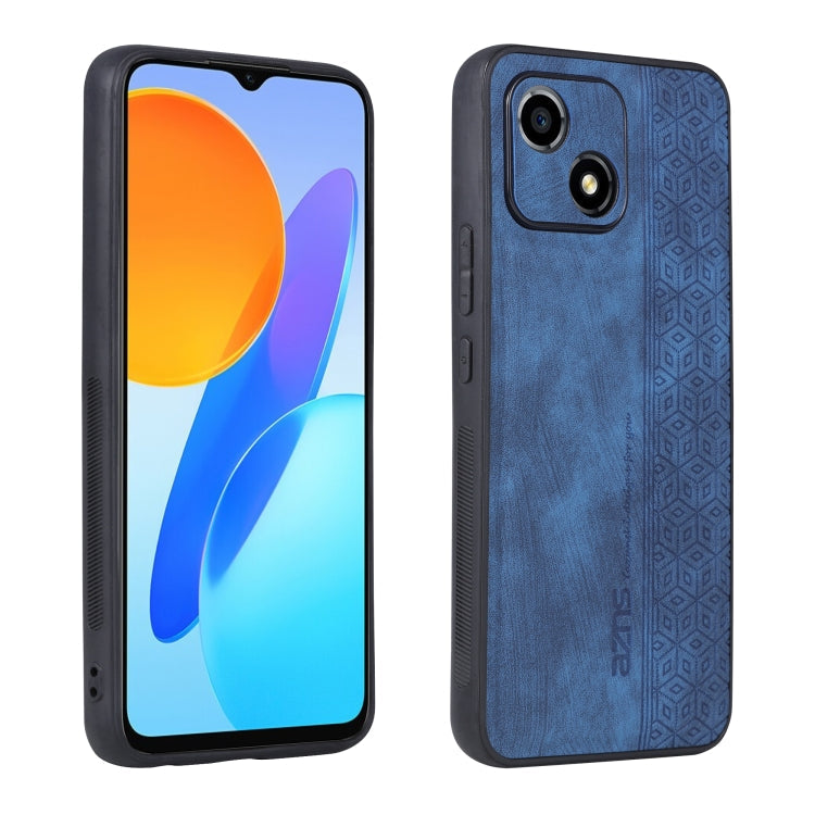AZNS 3D Embossed Skin Feel Phone Case – Leather, TPU, For Huawei nova 9z 5G/Enjoy 50+, For OPPO A97 5G, For Honor Play 30, For Huawei Maimang 11 For Honor Play 30 Sapphire Blue