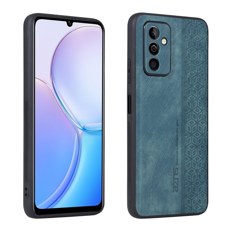 AZNS 3D Embossed Skin Feel Phone Case – Leather, TPU, For Huawei nova 9z 5G/Enjoy 50+, For OPPO A97 5G, For Honor Play 30, For Huawei Maimang 11 For Huawei Maimang 11 Dark Green